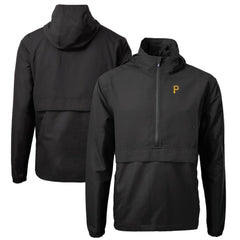 MLB Pittsburgh Pirates Cutter & Buck Charter Eco Recycled Half-Zip Anorak Jacket