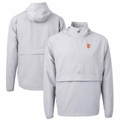 MLB San Francisco Giants Cutter & Buck Charter Eco Recycled Half-Zip Anorak Jacket