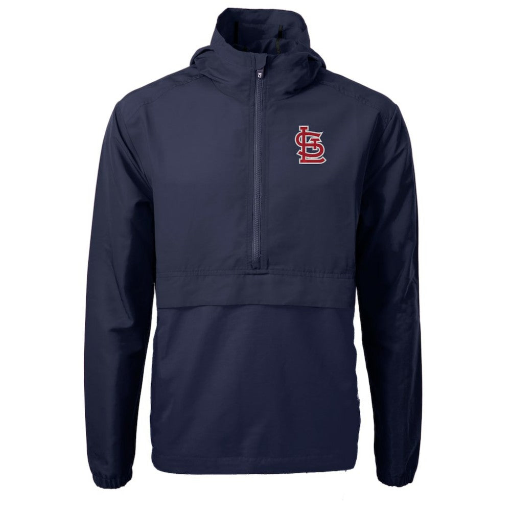 MLB St. Louis Cardinals Cutter & Buck Charter Eco Recycled Half-Zip Anorak Jacket