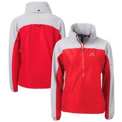 MLB Atlanta Braves Cutter & Buck Women's Charter Eco Recycled Anorak Jacket