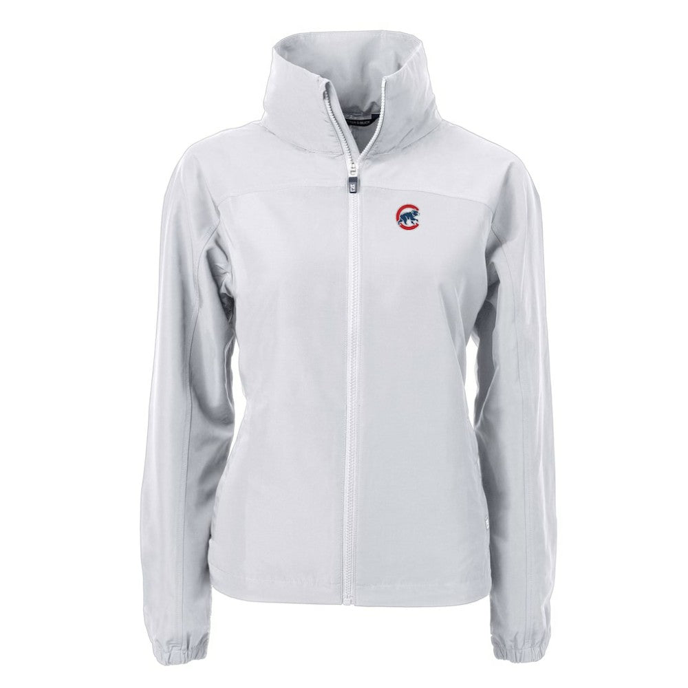 MLB Chicago Cubs Cutter & Buck Women's Charter Eco Recycled Full-Zip Jacket