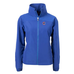 MLB Chicago Cubs Cutter & Buck Women's Charter Eco Recycled Full-Zip Jacket