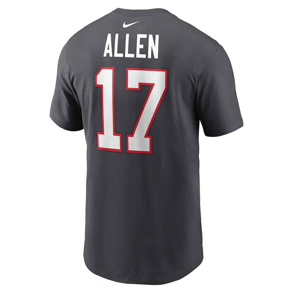 Josh Allen  Player Name & Number T-Shirt - Buffalo Bills