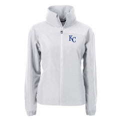 MLB Kansas City Royals Cutter & Buck Women's Charter Eco Recycled Full-Zip Jacket