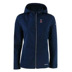 MLB Los Angeles Angels Cutter & Buck Women's Evoke Eco Softshell Recycled Full-Zip Jacket