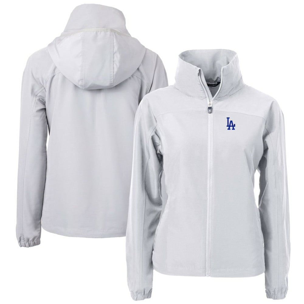 MLB Los Angeles Dodgers Cutter & Buck Women's Charter Eco Recycled Full-Zip Jacket