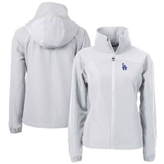 MLB Los Angeles Dodgers Cutter & Buck Women's Charter Eco Recycled Full-Zip Jacket