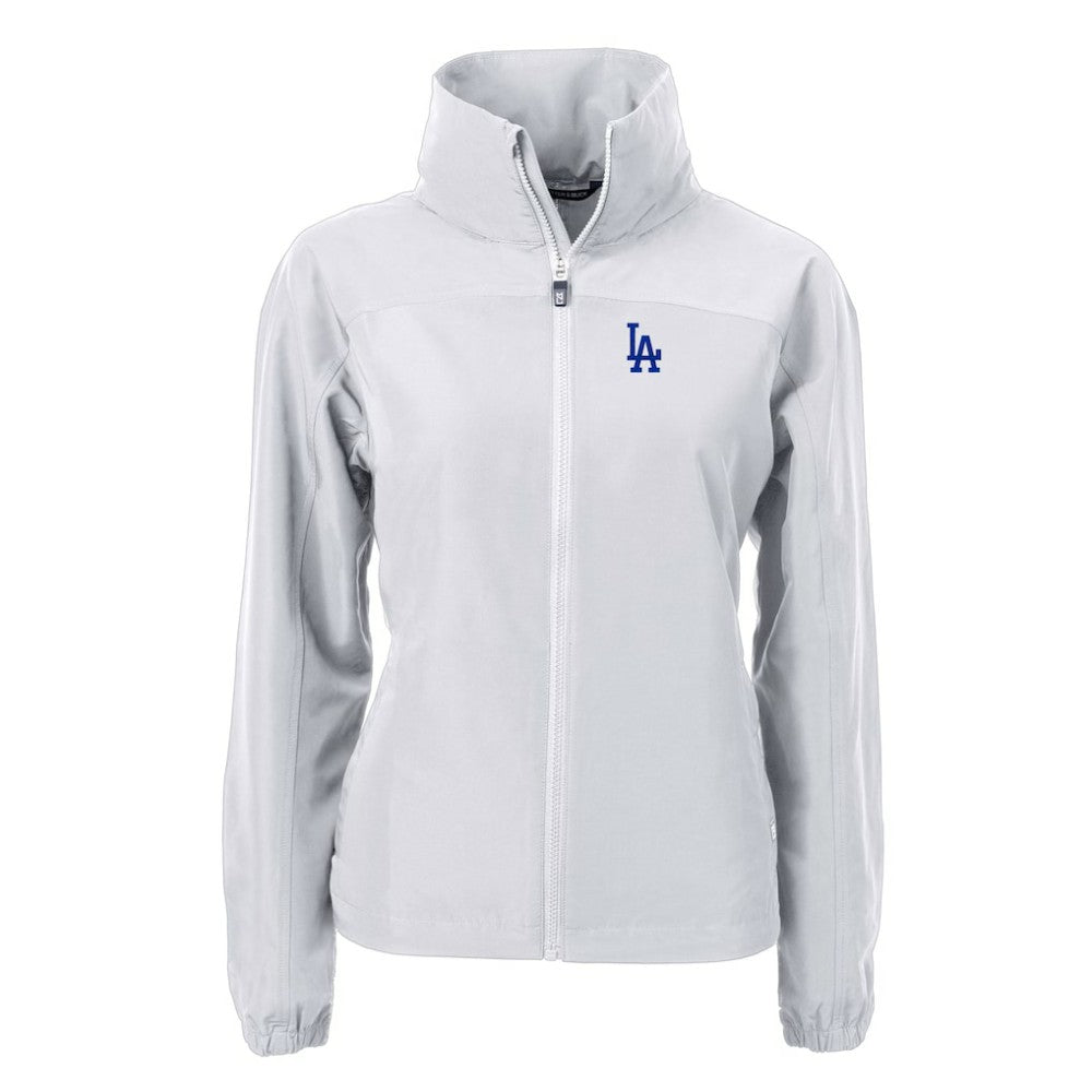 MLB Los Angeles Dodgers Cutter & Buck Women's Charter Eco Recycled Full-Zip Jacket
