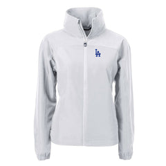 MLB Los Angeles Dodgers Cutter & Buck Women's Charter Eco Recycled Full-Zip Jacket