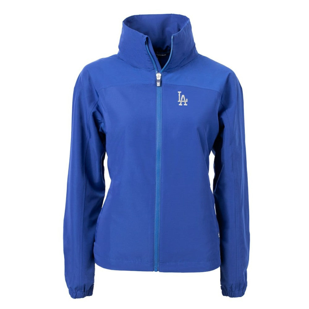 MLB Los Angeles Dodgers Cutter & Buck Women's Charter Eco Recycled Full-Zip Jacket