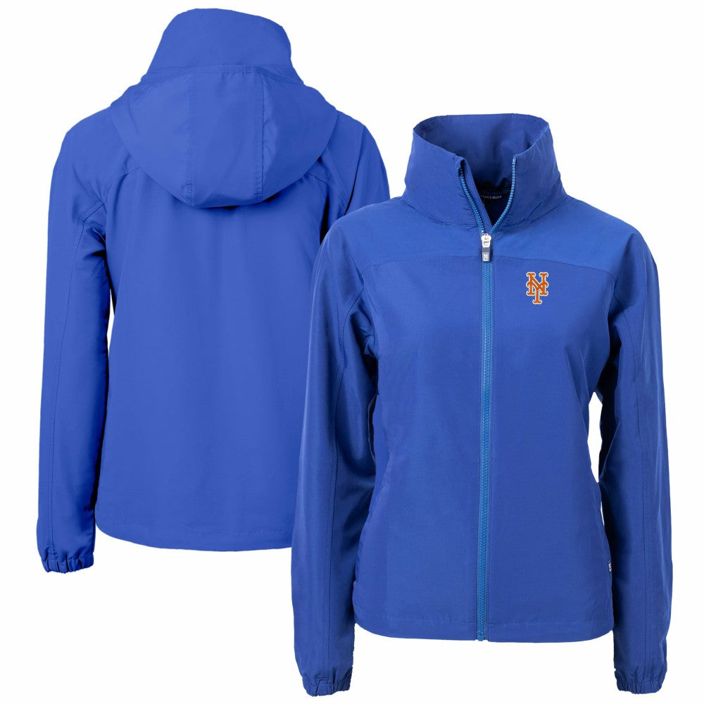 MLB New York Mets Cutter & Buck Women's Charter Eco Recycled Full-Zip Jacket