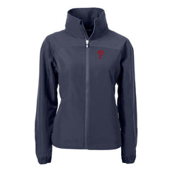 MLB Philadelphia Phillies Cutter & Buck Women's Charter Eco Recycled Full-Zip Jacket