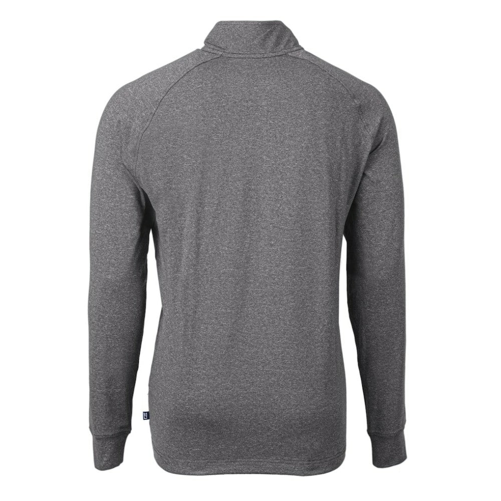 MLB Baltimore Orioles Cutter & Buck Big & Tall Adapt Eco Knit Stretch Recycled Quarter-Zip Pullover Top