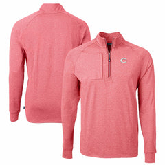 MLB Cincinnati Reds Cutter & Buck Big & Tall Adapt Eco Knit Stretch Recycled Quarter-Zip Pullover Top