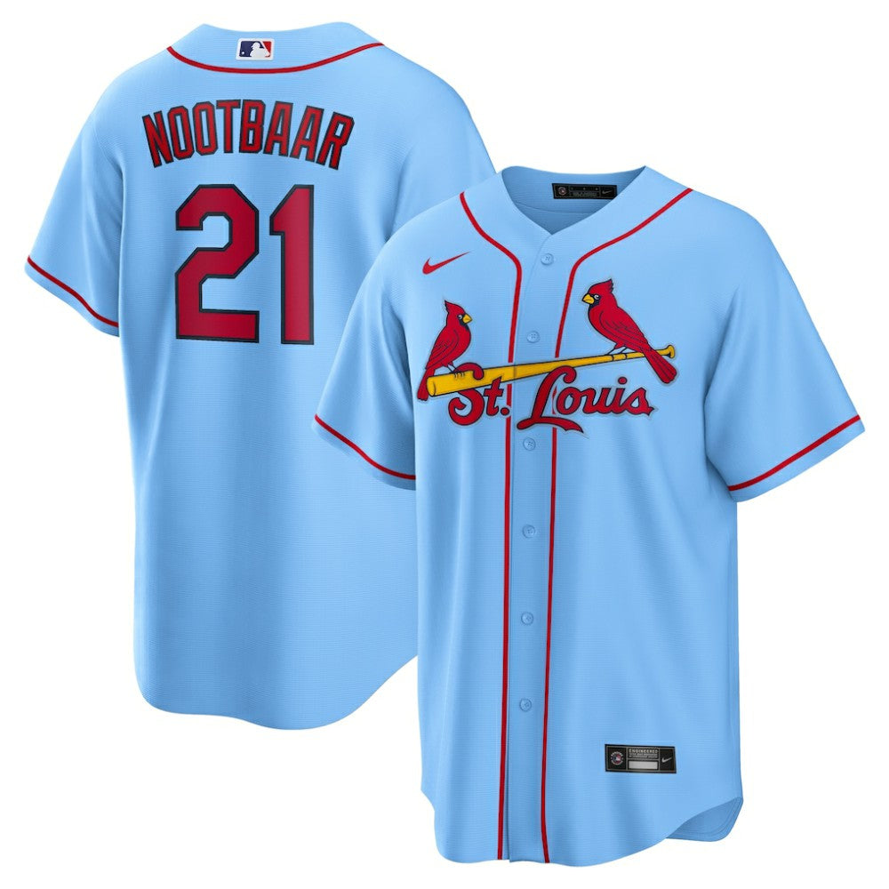 MLB Lars Nootbaar St. Louis Cardinals Nike Alternate Replica Jersey