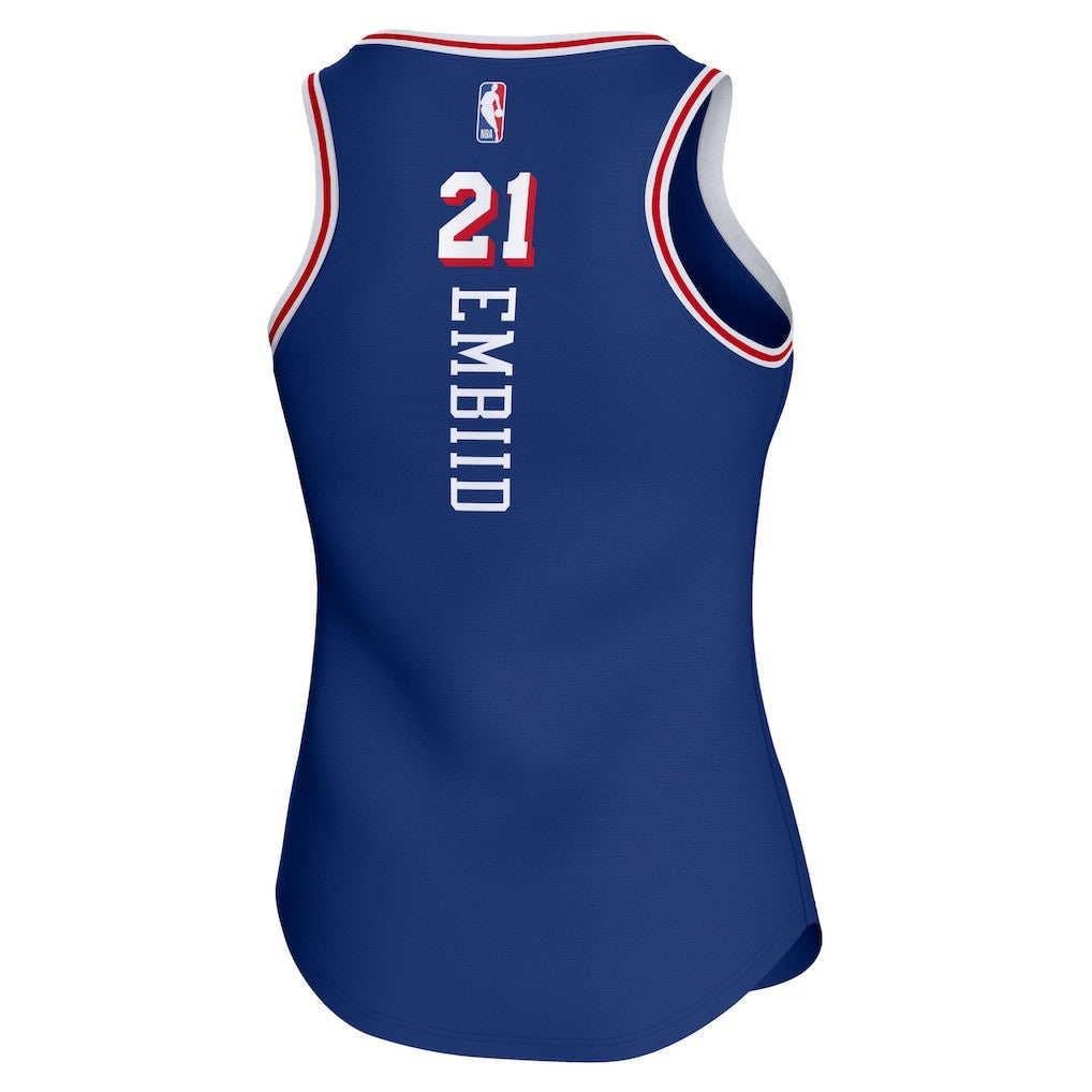 NBA Joel Embiid Philadelphia 76ers Women's Fast Break Player Jersey