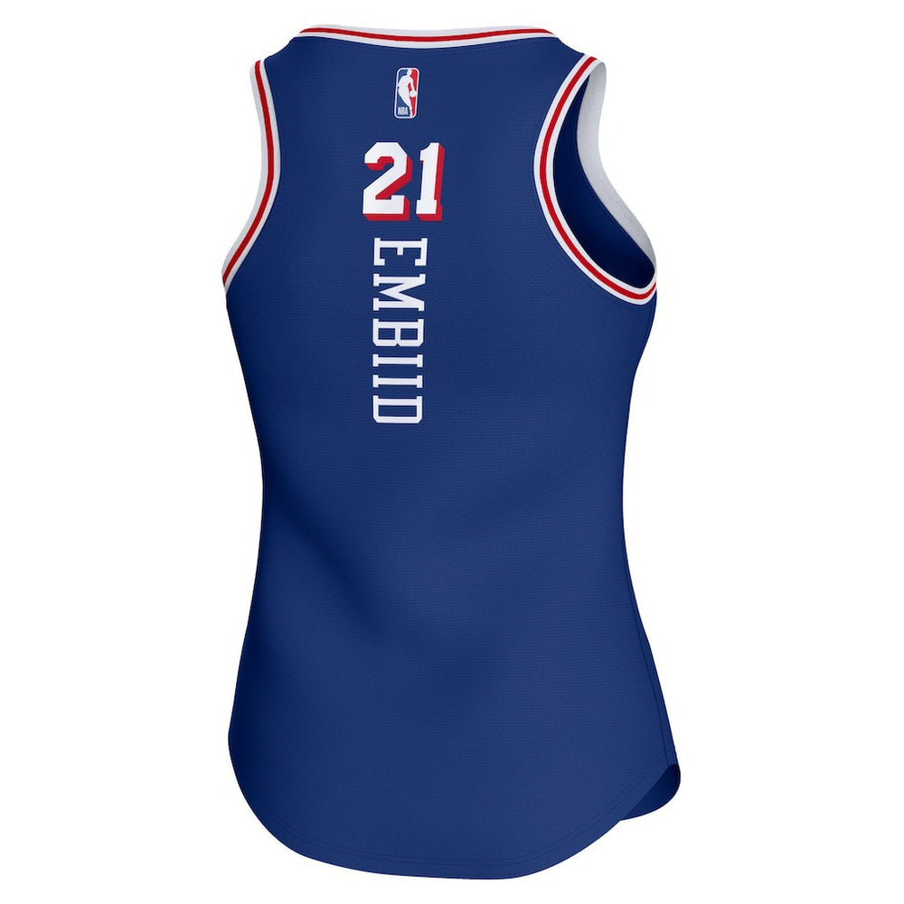 NBA Joel Embiid Philadelphia 76ers Women's Fast Break Player Jersey