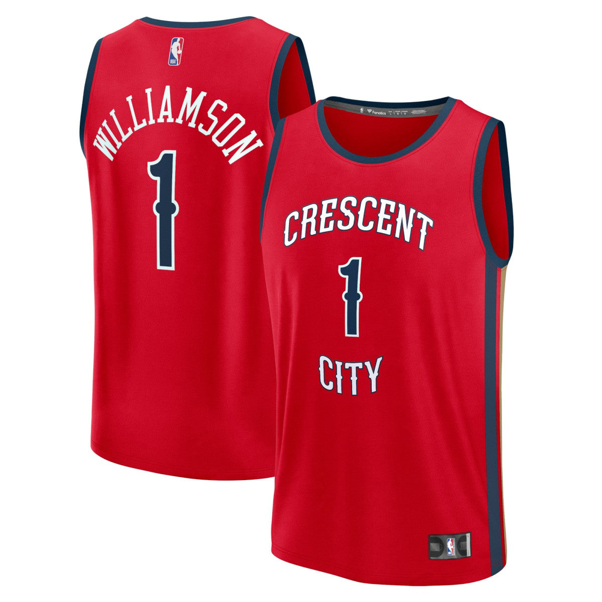 NBA Zion Williamson New Orleans Pelicans Fast Break Replica Jersey