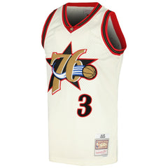 NBA Allen Iverson Philadelphia 76ers Chainstitch Swingman Jersey