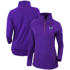 NBA Charlotte Hornets Women's Omni-Wick Outward Nine Quarter-Zip Pullover Top