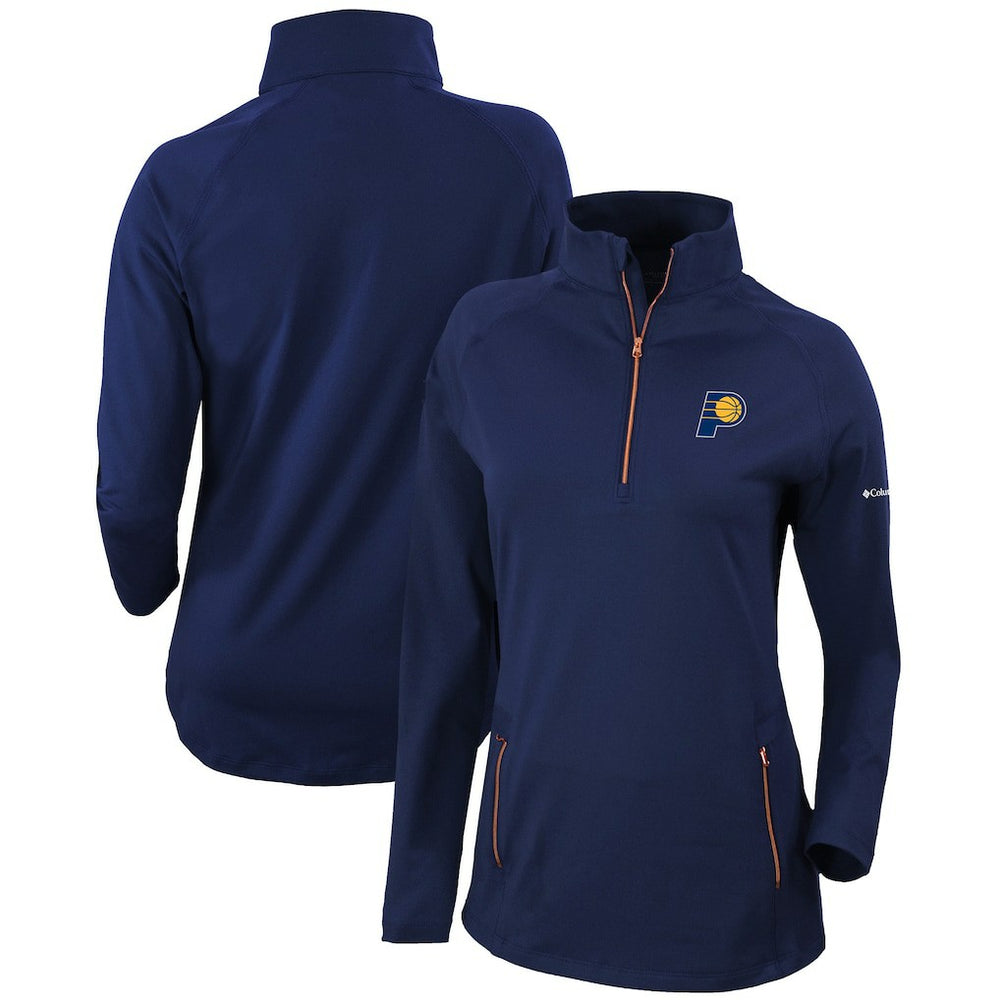 NBA Indiana Pacers Women's Omni-Wick Outward Nine Quarter-Zip Pullover Top
