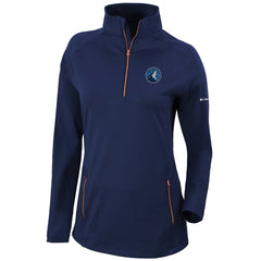 NBA Minnesota Timberwolves Women's Omni-Wick Outward Nine Quarter-Zip Pullover Top