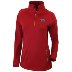 NBA New Orleans Pelicans Women's Omni-Wick Outward Nine Quarter-Zip Pullover Top