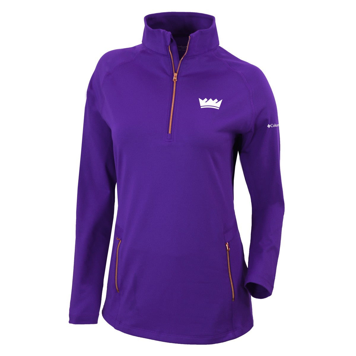 NBA Sacramento Kings Women's Omni-Wick Outward Nine Quarter-Zip Pullover Top
