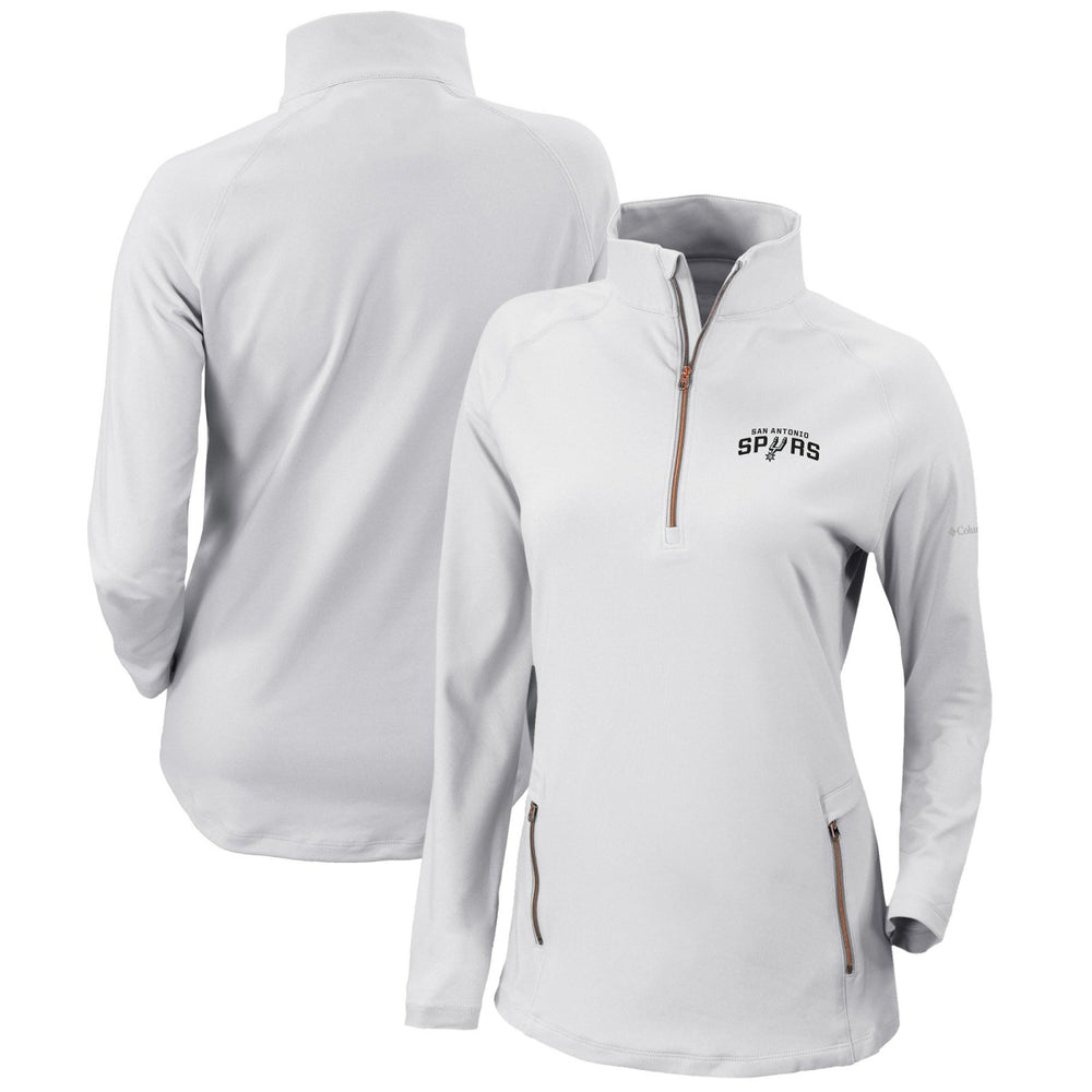 NBA San Antonio Spurs Women's Omni-Wick Outward Nine Quarter-Zip Pullover Top