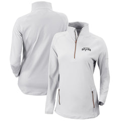 NBA San Antonio Spurs Women's Omni-Wick Outward Nine Quarter-Zip Pullover Top