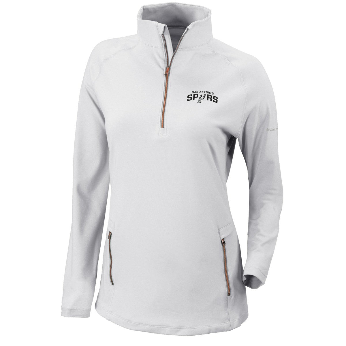 NBA San Antonio Spurs Women's Omni-Wick Outward Nine Quarter-Zip Pullover Top