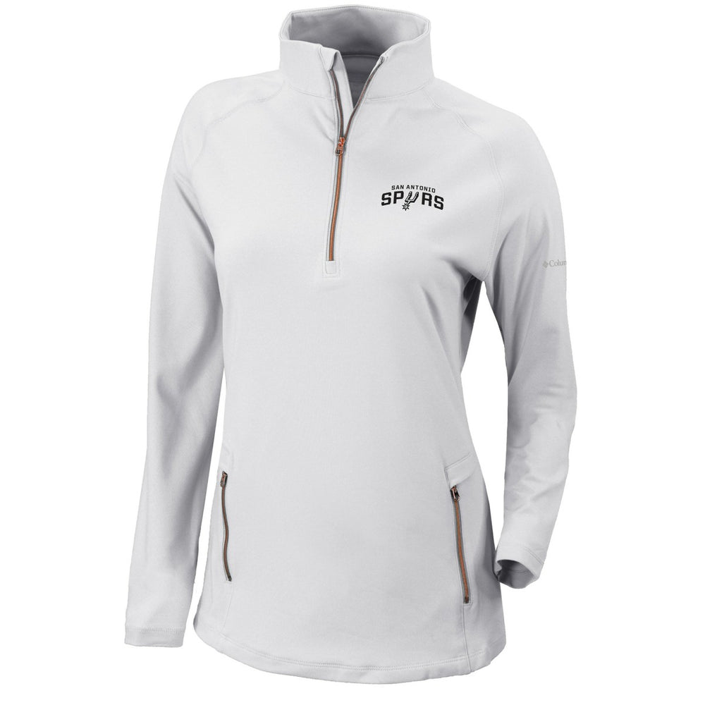 NBA San Antonio Spurs Women's Omni-Wick Outward Nine Quarter-Zip Pullover Top