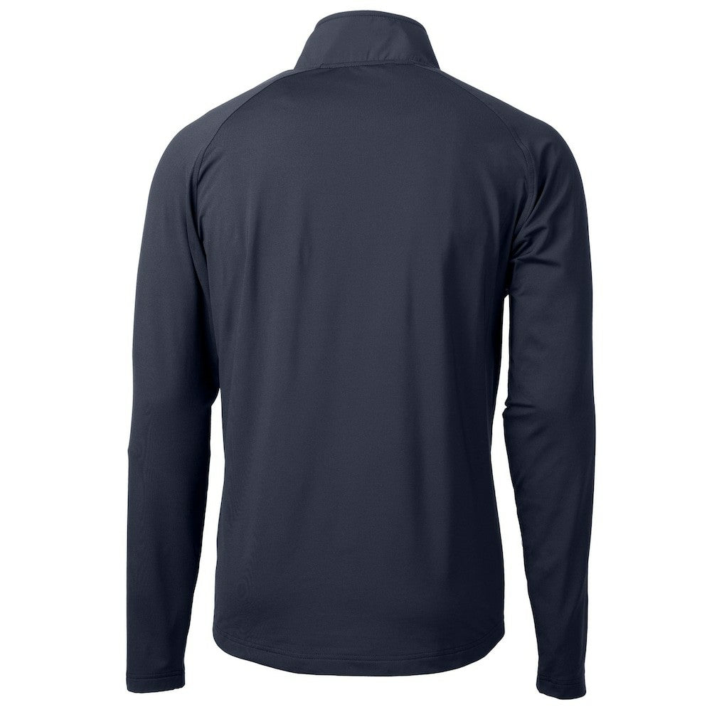 Cutter & Buck Helmet Adapt Eco Knit Hybrid Recycled Quarter-Zip Pullover Top - Chicago Bears