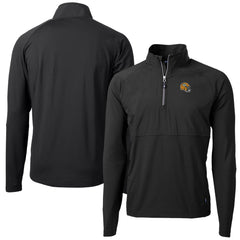 Cutter & Buck Helmet Adapt Eco Knit Hybrid Recycled Quarter-Zip Pullover Top - Green Bay Packers