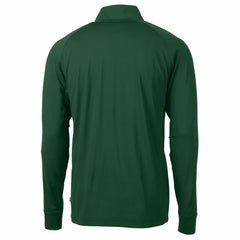 Cutter & Buck Helmet Adapt Eco Knit Stretch Recycled Quarter-Zip Pullover Top - Green Bay Packers