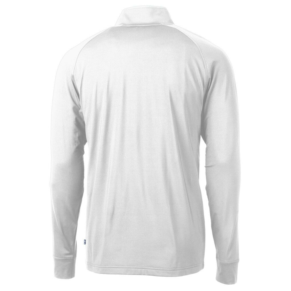 Cutter & Buck Helmet Adapt Eco Knit Stretch Recycled Quarter-Zip Pullover Top - Green Bay Packers