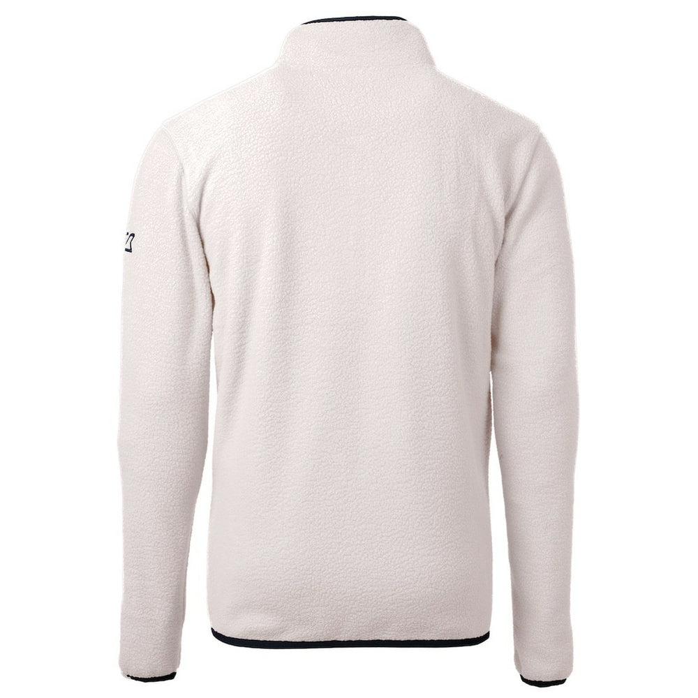 Cutter & Buck Helmet Cascade Eco Sherpa Fleece Quarter-Zip Pullover Jacket - Denver Broncos