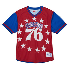 NBA Philadelphia 76ers Jumbotron 3.0 Mesh V-Neck T-Shirt