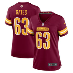 Nick Gates  Women's Game Player Jersey - Washington Commanders