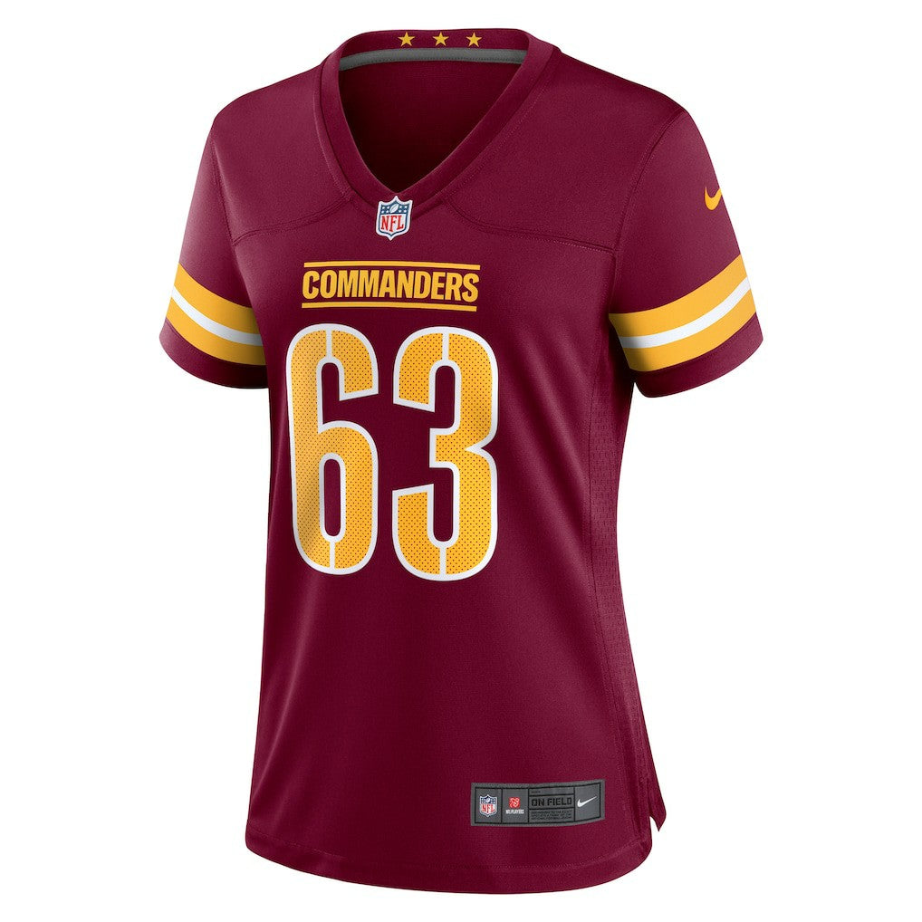 Nick Gates  Women's Game Player Jersey - Washington Commanders