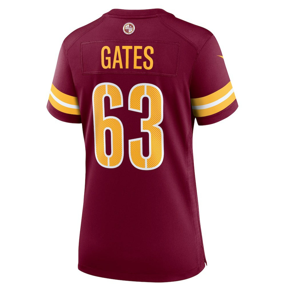Nick Gates  Women's Game Player Jersey - Washington Commanders