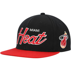 NBA Miami Heat Hardwood Classics MVP Team Script 2.0 Snapback Hat