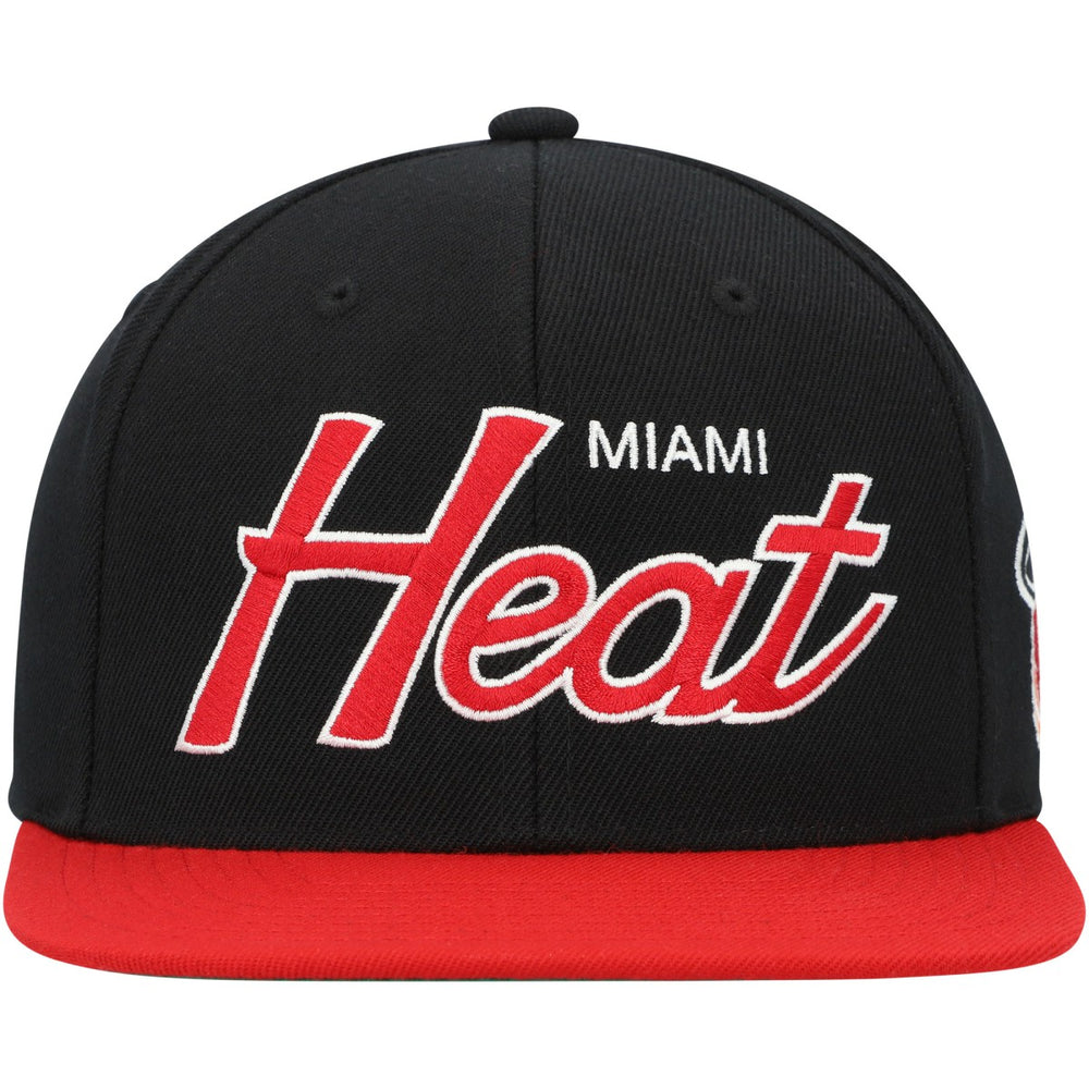 NBA Miami Heat Hardwood Classics MVP Team Script 2.0 Snapback Hat