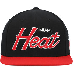 NBA Miami Heat Hardwood Classics MVP Team Script 2.0 Snapback Hat
