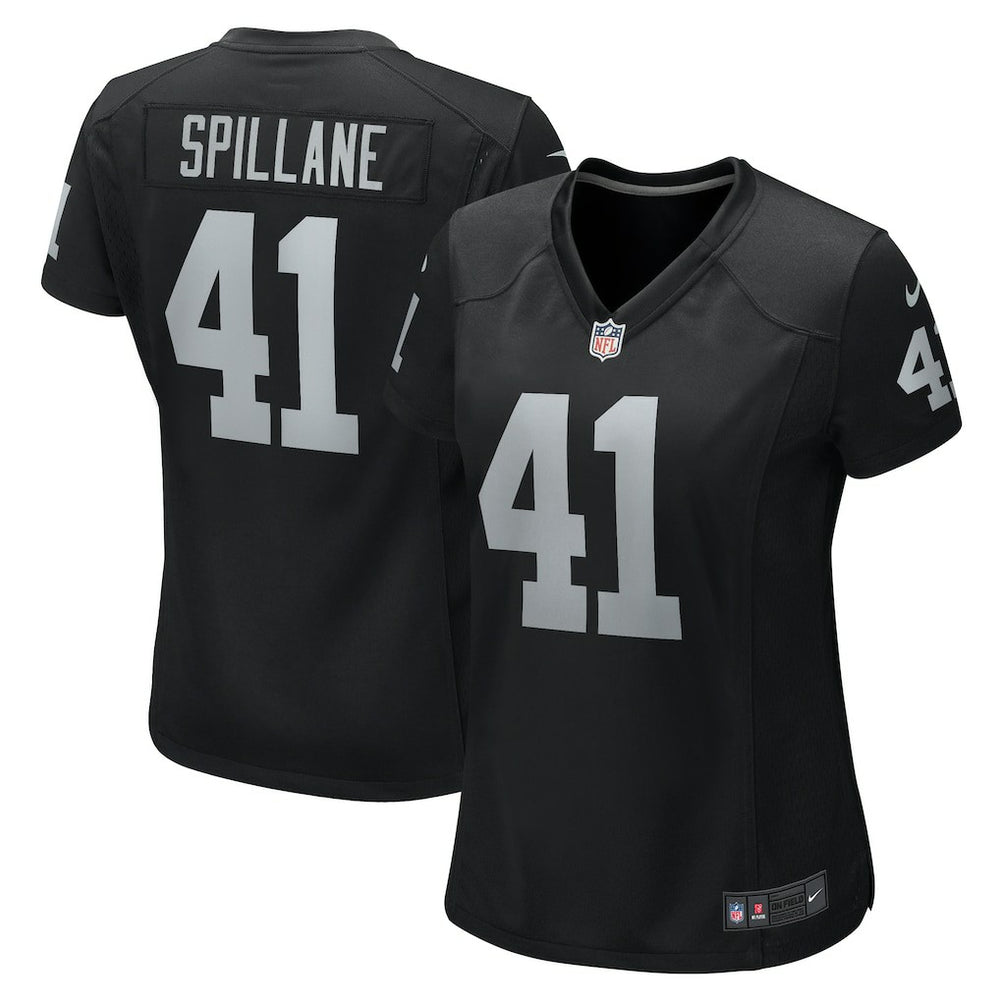 Robert Spillane  Women's Game Player Jersey - Las Vegas Raiders