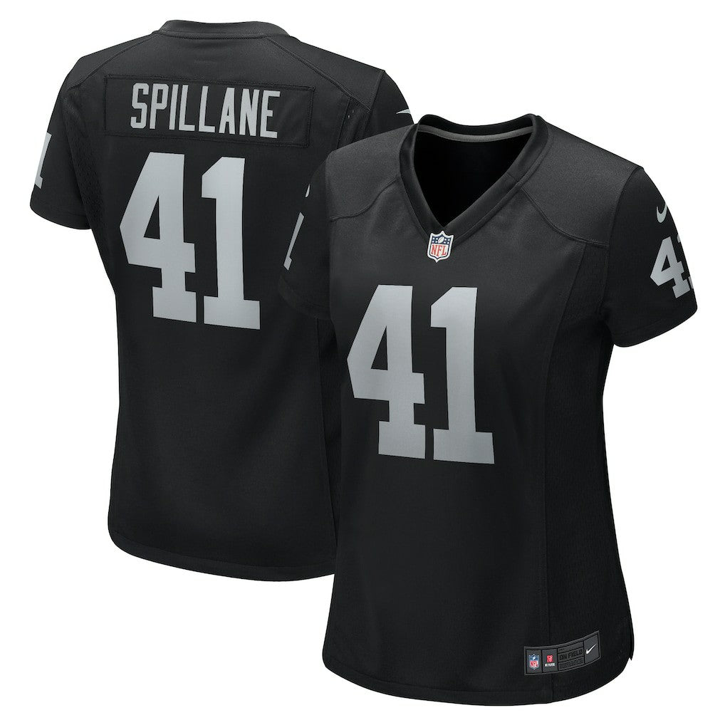Robert Spillane  Women's Game Player Jersey - Las Vegas Raiders
