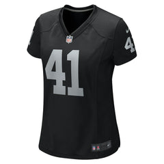 Robert Spillane  Women's Game Player Jersey - Las Vegas Raiders