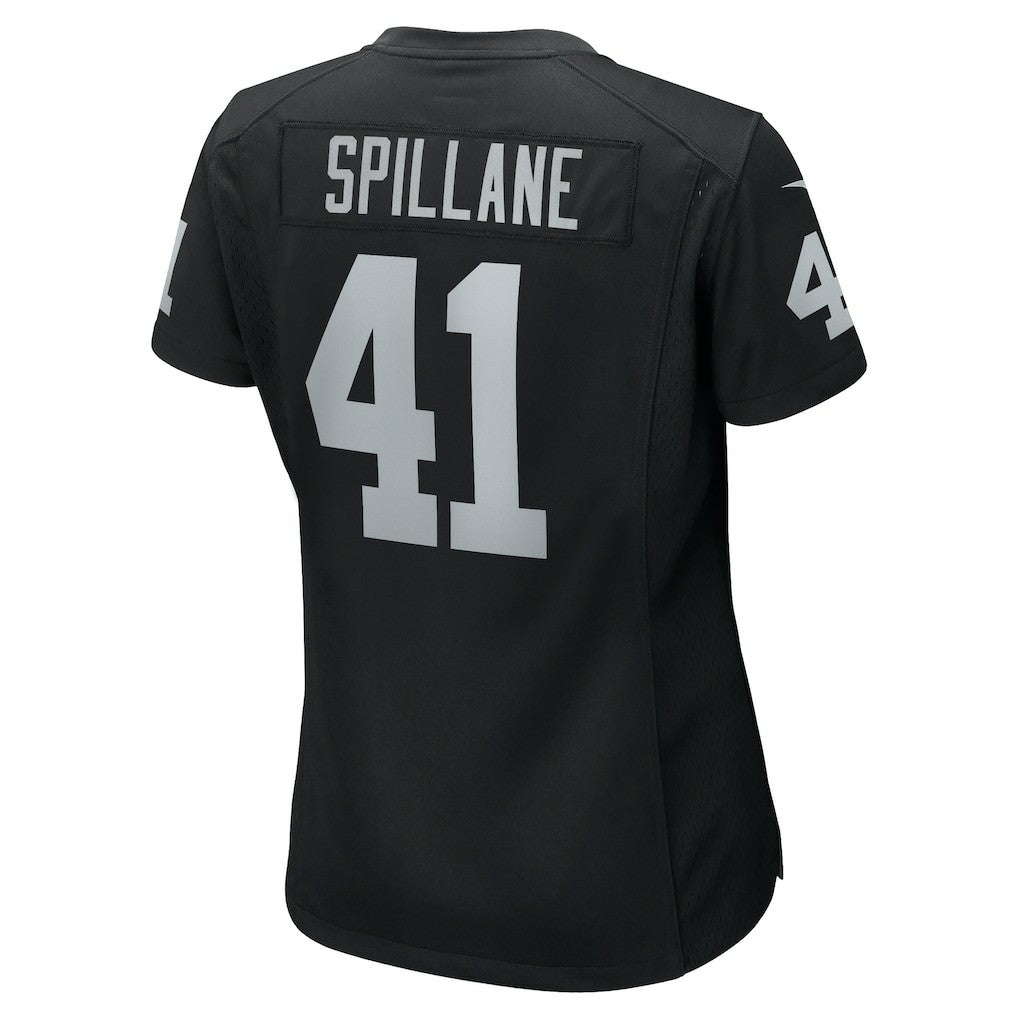 Robert Spillane  Women's Game Player Jersey - Las Vegas Raiders