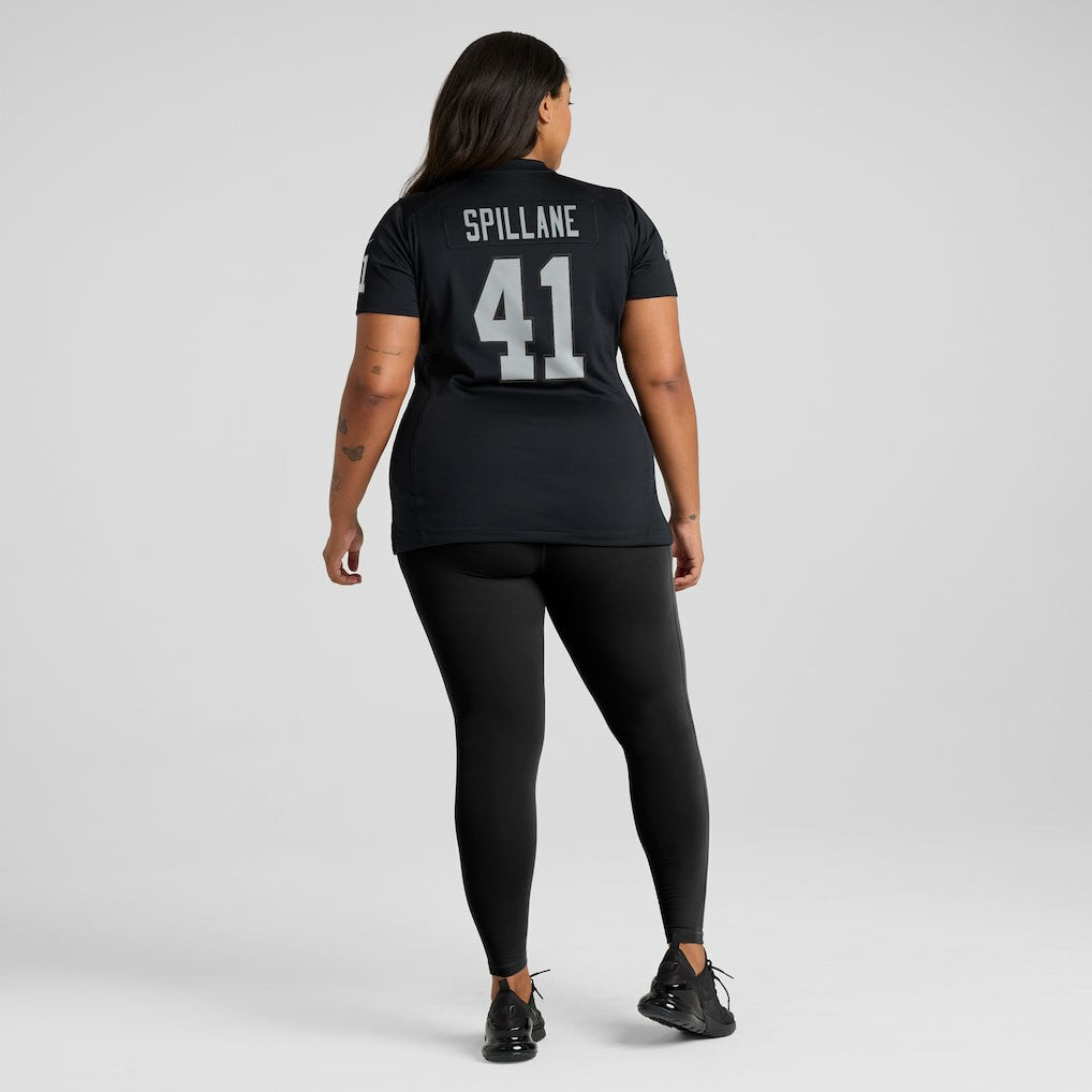 Robert Spillane  Women's Game Player Jersey - Las Vegas Raiders