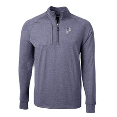 MLB Pittsburgh Pirates Cutter & Buck Americana Logo Adapt Eco Knit Stretch Recycled Quarter-Zip Pullover Top